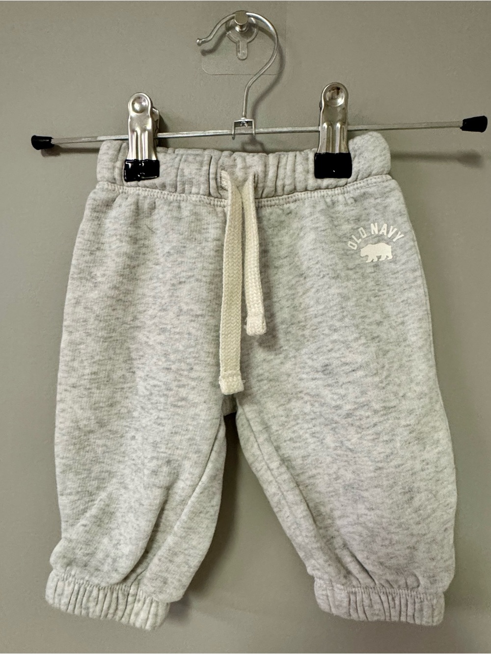 Old Navy Gray Toddler Fleece Joggers with Drawstring